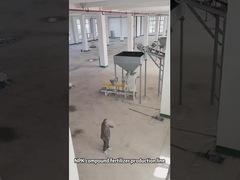 خط إنتاج الأسمدة المركبة المحببة ذات الأسطوانة المزدوجة 4TPH قيد التركيب