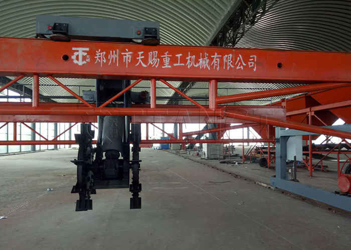 150-400m3/H الناتج الكبير Flipping Span السمادية آلة تحويل العجلات نوع