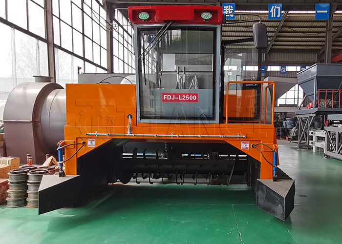 طراز آلة الزحف في تخمير السماد العضوي للسماد النباتي للتحلل الهوائي للدفن