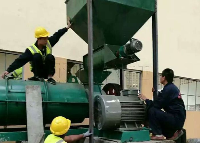 خط إنتاج أجهزة تقطيع الأسمدة العضوية