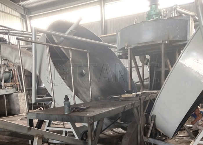 1-20T/H السماد الحيواني الخصب العضوي خط الحبيبات القرص حبيبات للنفايات العضوية