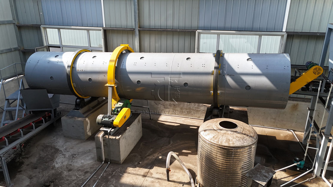 خط إنتاج محبب أسطواني عالي السعة لحبيبات الأسمدة العضوية