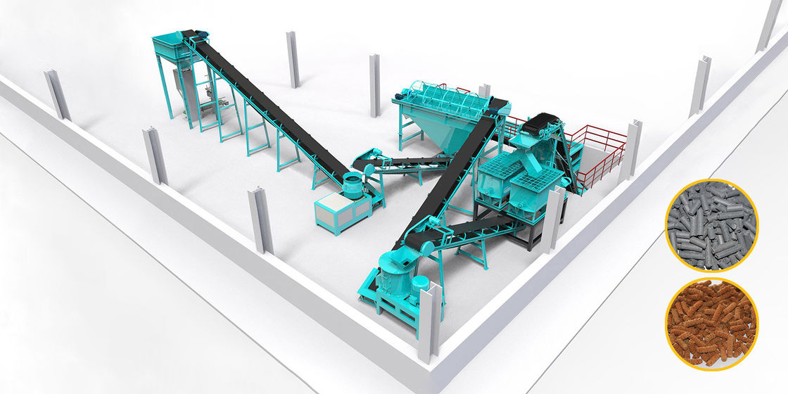 خط إنتاج الأسمدة الحيوية للماشية والدواجن خط إنتاج الأسمدة العضوية