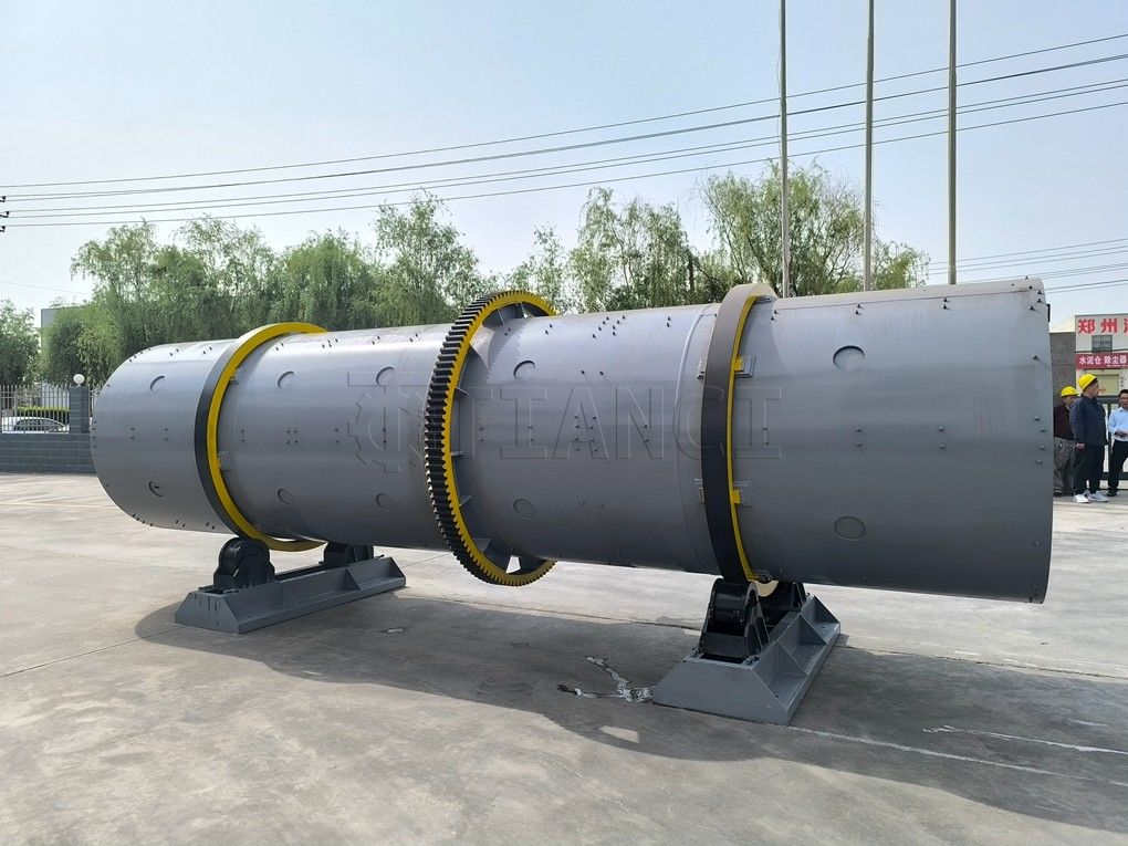 خط إنتاج طبل الدوار مع طوابير الحبيبات لمصنع MAP Granular Crystal Monoammonium Compound Fertilizer