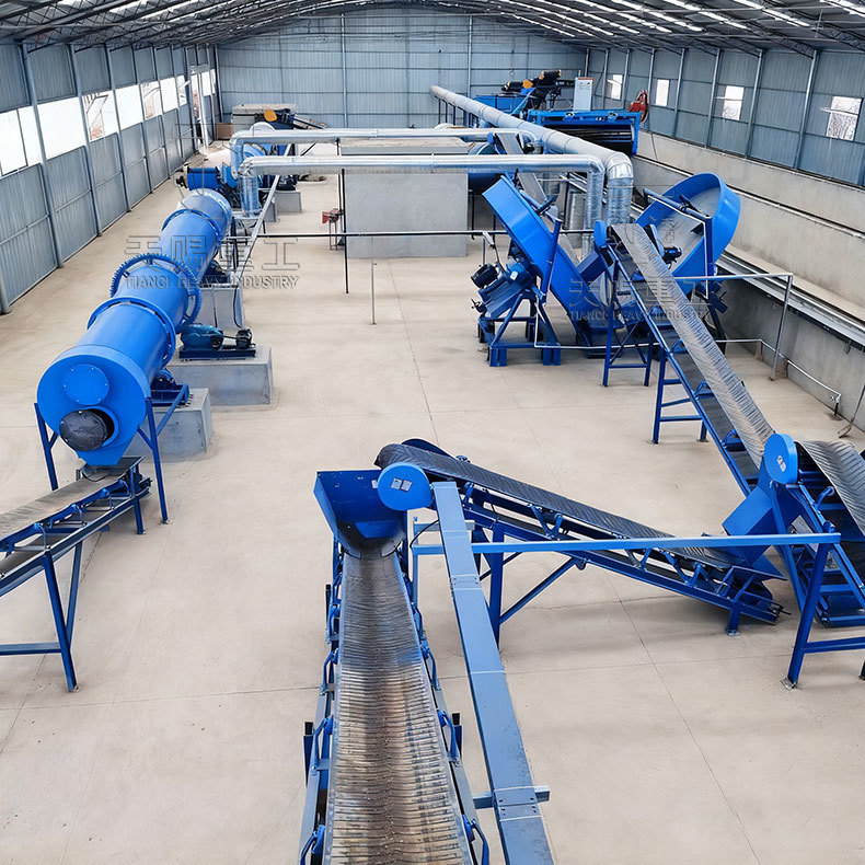 95% Granulation Ratio Fertilizer Production Line with Steel and Engineers To Service Machinery Overseas