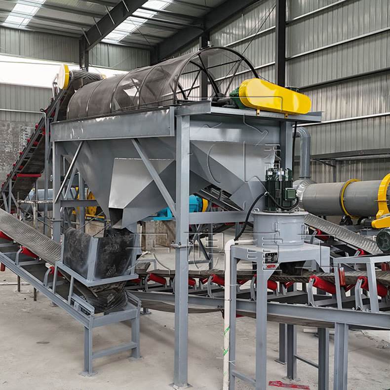 Equipment for a compound fertilizer granulation production line (rotary drum granulation) with an annual output of 50,000 tons (N20%, K15%, Urea40% )