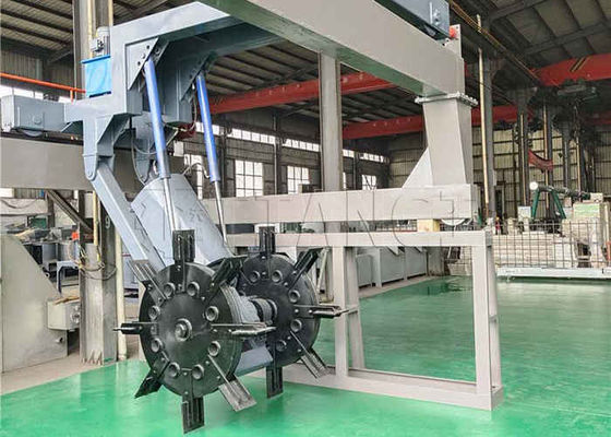 150-400m3 / h السعة النفايات العضوية السماد تيرنر عجلة آلة نوع