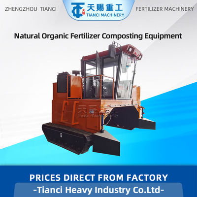 Natural Organic Fertilizer Composting Solutions: Groove Type Compost Turner,  Windrow Turner & Fermentation Tank_China